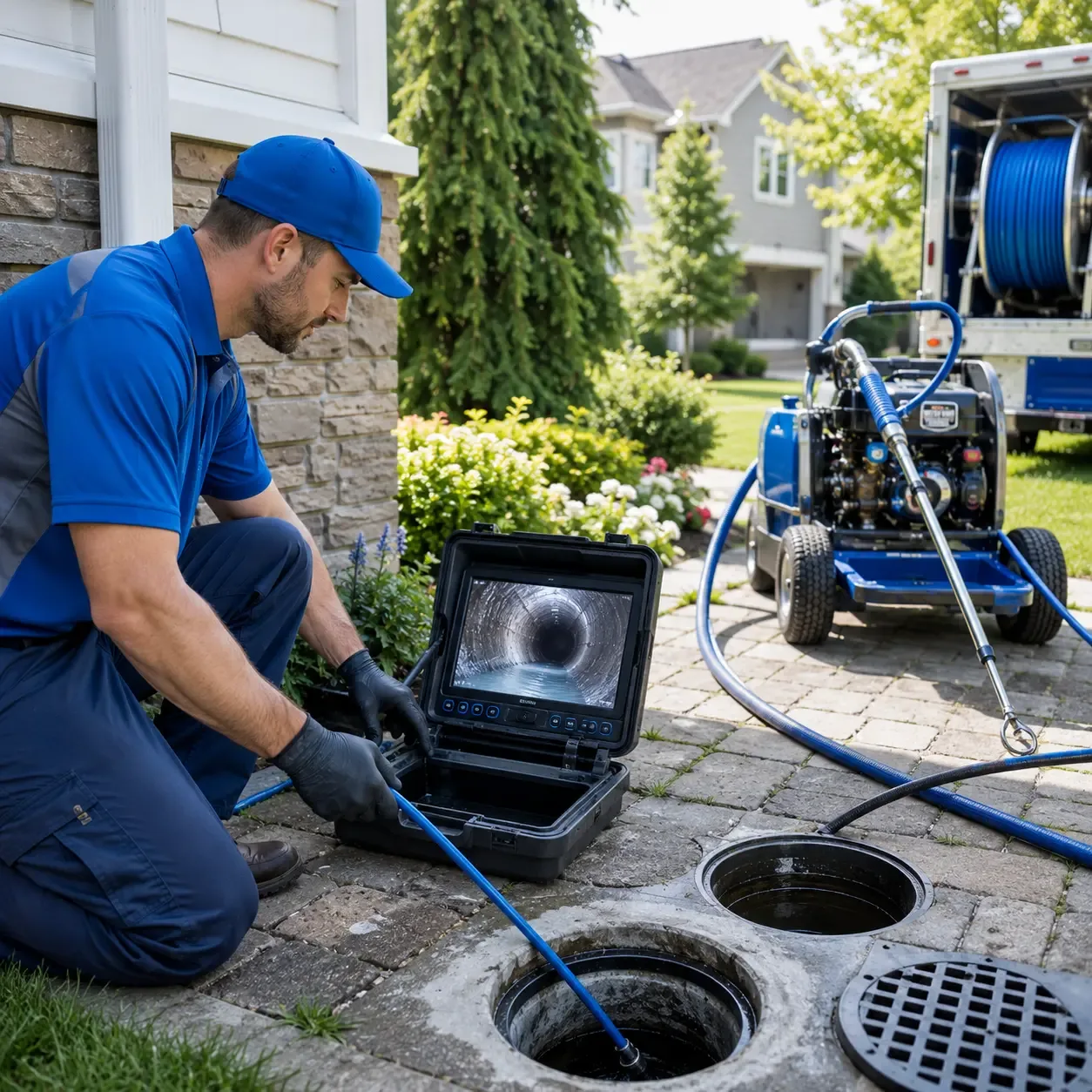 Outdoor drain cleaning professionals serving Fenelton, PA
